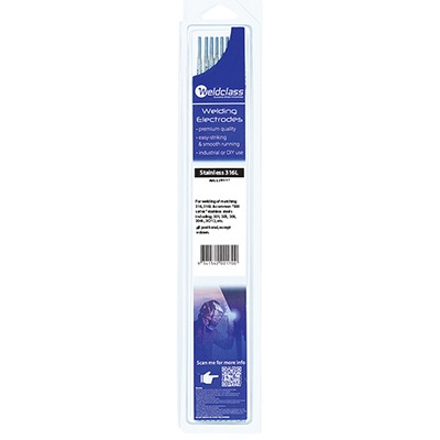 WELDCLASS ELECTRODES - S/S 316L 3.2MM H/PK 12RD